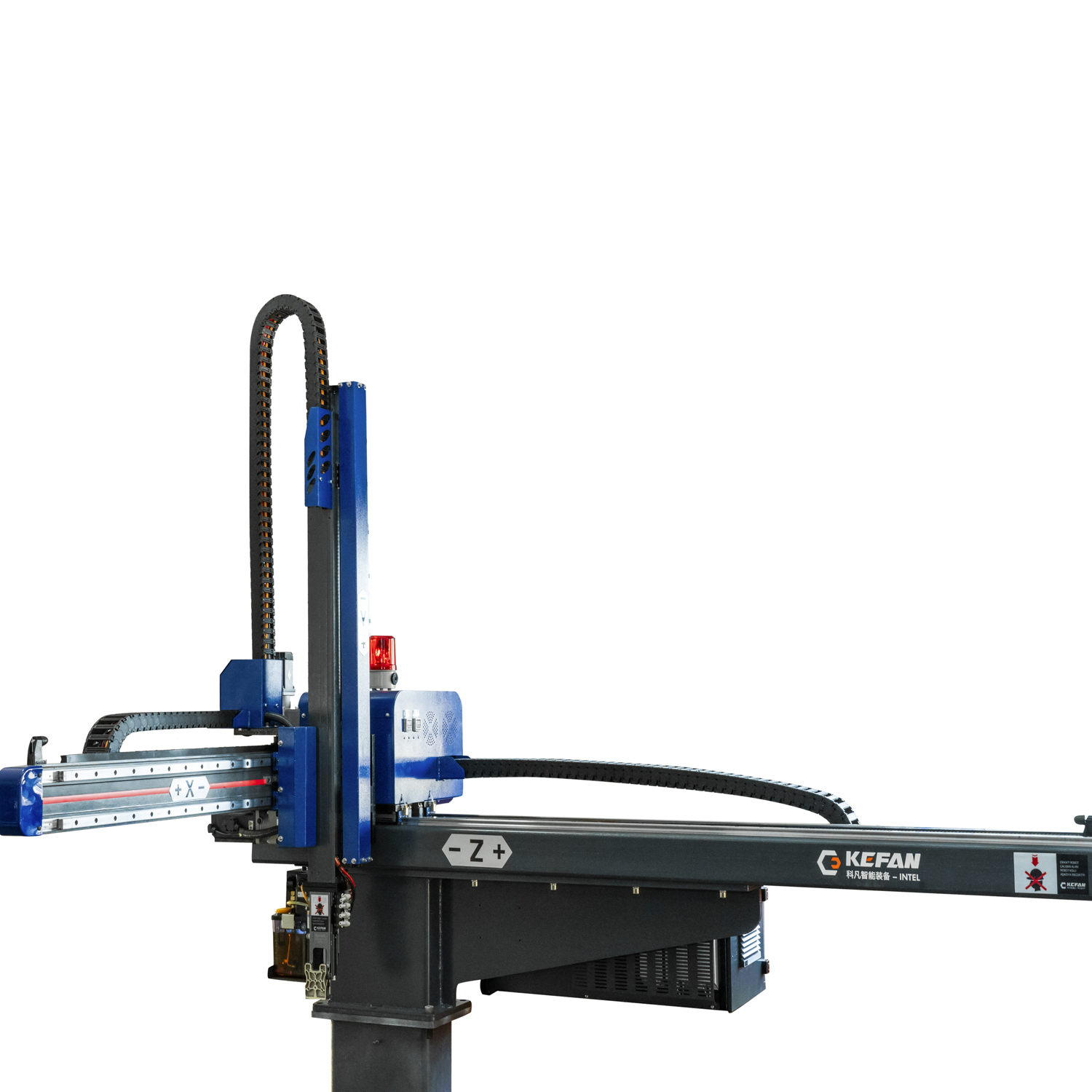 New-generation blue Kefan top-entry robot